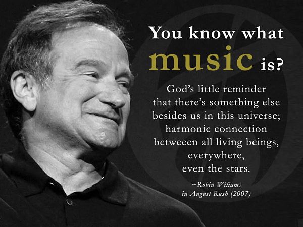 Robin Williams on music
